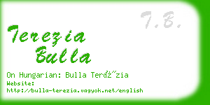 terezia bulla business card